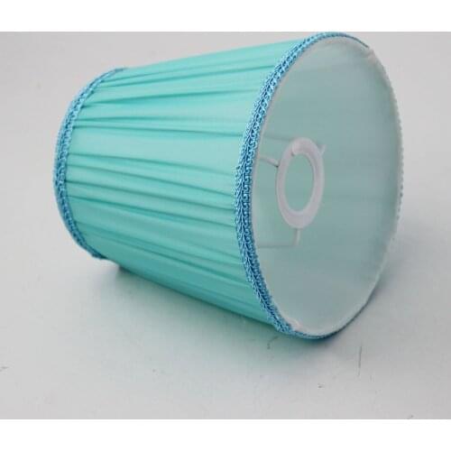 New 2018 light blue lampshades, light shade cover, E14