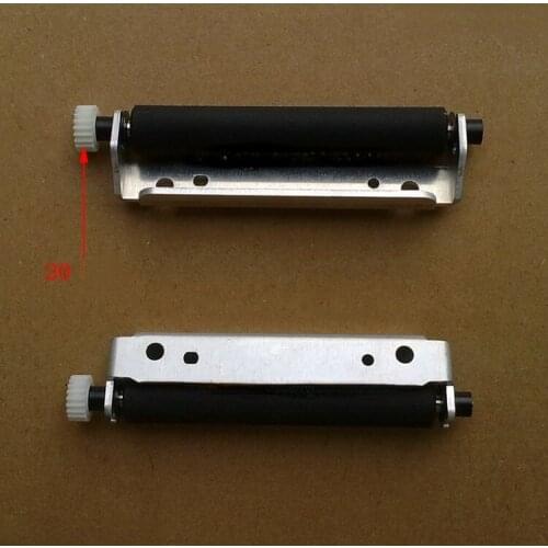 Pressing shaft Rubber roller Paper feeding roller Pick-up shaft rp-pos58nl4 58nl5 Rubber roller gear 20 teeth