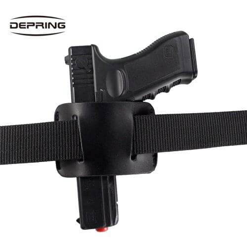 Tactical Concealed Carry Leather Holster Inside or Outside The Waistband for Right and Left Hand Draw