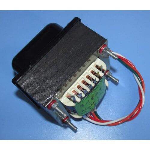 50W power transformer, secondary high voltage output 0-195V-215V-235V-245V 80mA, filament voltage 0-6.3V-8.5V 1.5A, 6.3V 1.5A