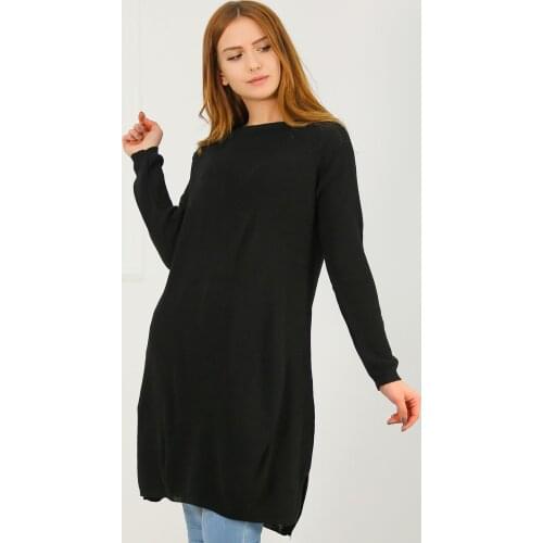 Knitwear Tunic Black-5249.109
