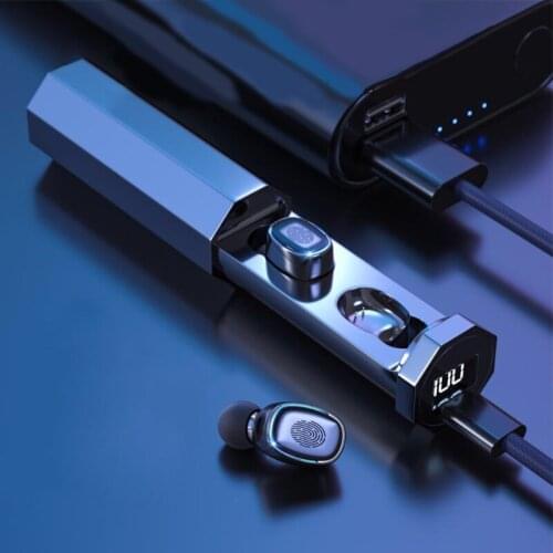 TWS Waterproof Bluetooth-compatible 5.0 for Smart Phone And-roid Earbuds Wireless Headset