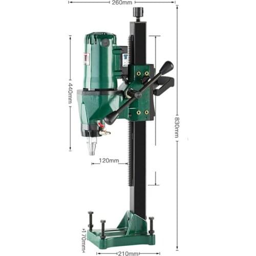 Z1Z-CF-260 Water Drilling Machine Diamond Drilling Tool High-quality Engineering Drilling Machine 220V 3900W 600r/min Max.260M
