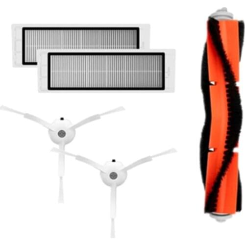 HEPA Filter Main Brush Side Brush for Xiaomi 1S Roborock S6 S5 MAX S60 S65 S5 S50 E25 E35 Vacuum Parts Accessories