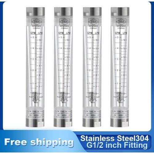 LZM-15G Stainless steel 304 joint interface Liquid Flow Meter Water Tube Type Air Flowmeter Gas Rotameter