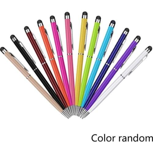 1Pc Dual-purpose Capacitive Pen Stylus Touch Capacity Pen Mobile Phone Screen Pen Ballpoint Pen Writing Screen Painting Pen