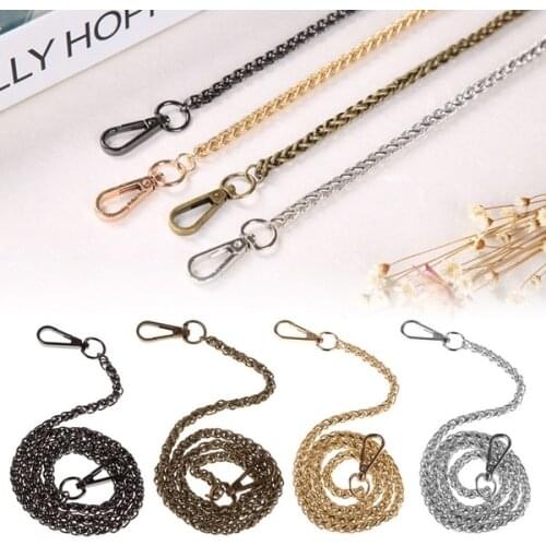 40cm DIY Women Handbag Crossbody Purse Lantern Chain Metal Bags Chain Buckles Women Shoulder Strap Replace Bag Accessories 10mm