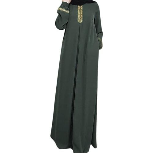 Abaya Dubai Turkey Muslim Dress Kaftan Islam Clothing African Maxi Dresses Plus Size Abaya Muslim Casual Long Dress платье 5XL