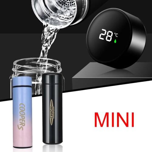 Car Double-Wall Insulated Vacuum Flask Stainless For Mini Cooper S one JCW clubman countryman R50 R52 R55 R56 R57 R58 R59 R60