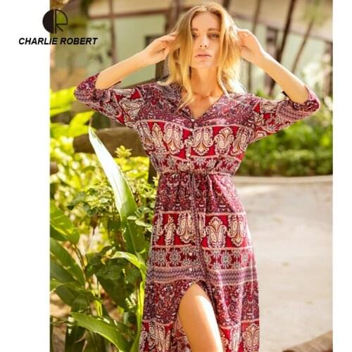 Женские пляжные сарафаны CHARLIE ROBERT China At AliExpress