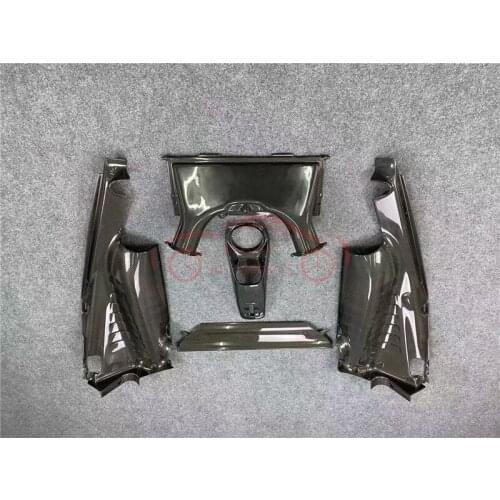 FOR Ferrari 488 modified OEM dry carbon fiber hood engine compartment Trim Panel Upgrades Interior Trim Kit surround