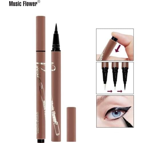 Hot Selling M6014 Cool Fresh Push Waterproof Not Makeup Removing Liquid Eyeliner Makeup Goods Cosmetic Gift for Women