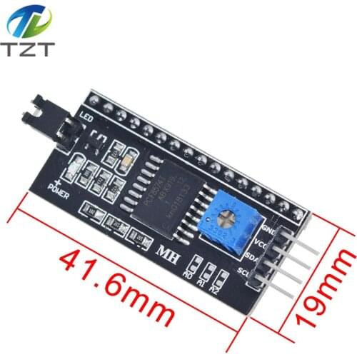IIC I2C TWI SPI Serial Interface Board Port 1602 2004 LCD LCD1602 Adapter Plate LCD Adapter Converter Module PCF8574