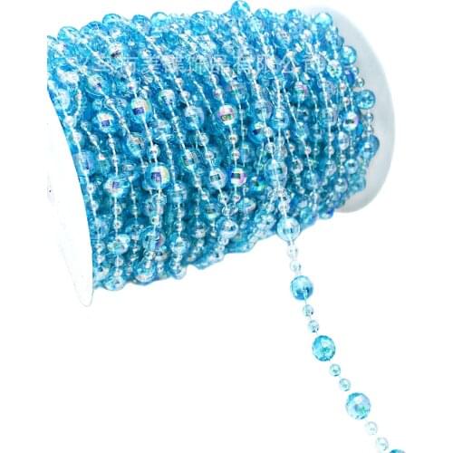 1M Lace Crystal Beads Sequin Fabric Pink Green Purple Beaded Trim Wedding Beaded Applique Collar Guipure Sewing Accessories QY21