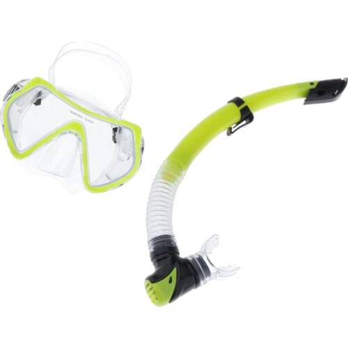 Snorkel Set,Anti-Fog Underwater Snorkel with Impact Resistant Panoramic