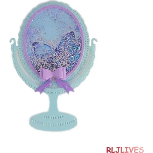 Desktop Mirror Oval Shaker Metal Cutting Dies Stencils for DIY Scrapbooking photo album Decorative Embossing DIY Paper Card