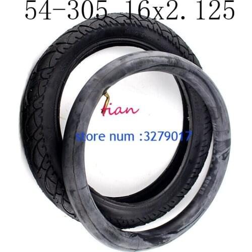 2019 Newest Good Quality Tire 16 X 2.125 / 54-305 fits Many Gas Electric Scooters and e-Bike 16X2.125