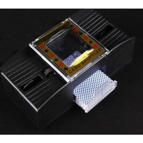 New Board Game Poker Shuffle Playing Cards Electric Automatic Shuffler Entertainment Gaming Playing Cards Shuffling Machine