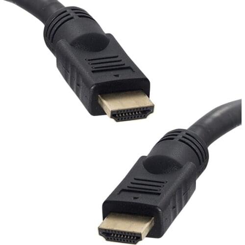 POWERMASTER PLASTIC FLAT BLACK 30 METERS HDMI CABLE POŞETLİ