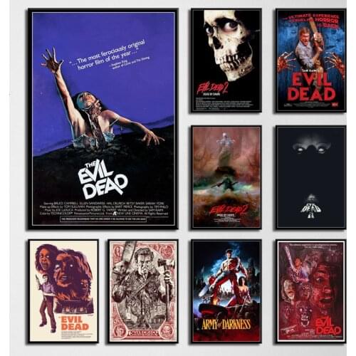 The Evil Dead Classic Horror Movie Canvas Painting Posters And Prints Pictures On The Wall Abstract Decorative Home Decor Quadro