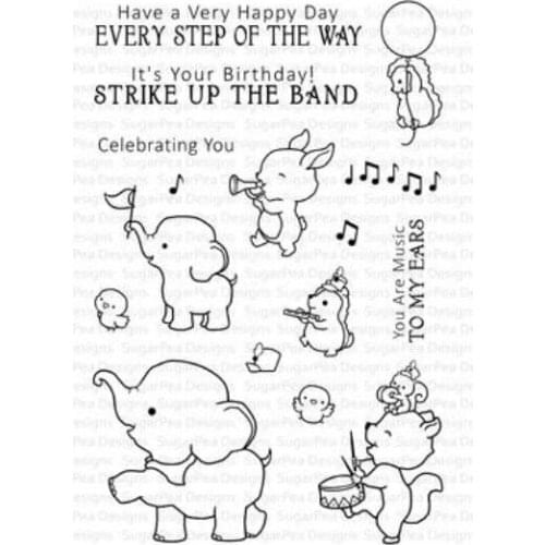 Elephant Clear Stamp for DIY Scrapbooking/Card Making/Kids Fun Decoration Supplies A1803