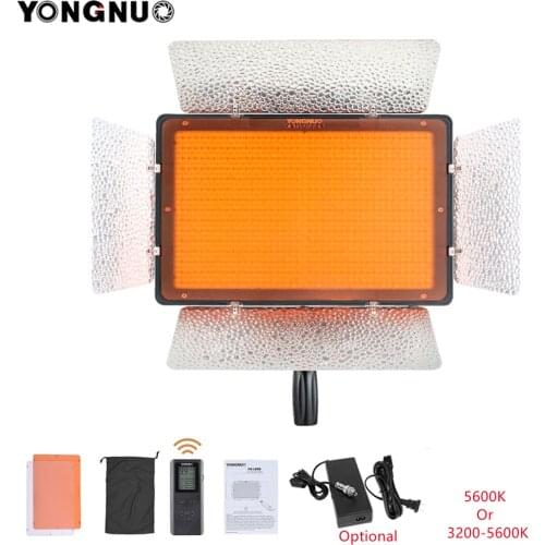 Yongnuo YN1200 + Power Adapter 5500K White 9300LM CRI95 1200 SMD Led Video Fill Light Photo Studio Lighting w/ Remote Controller