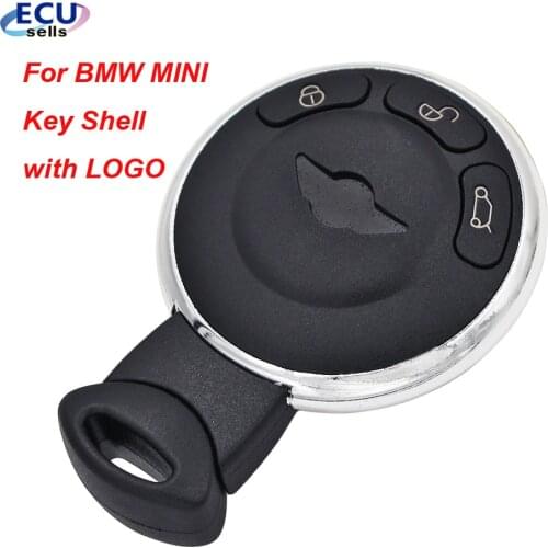 Smart Remote Car Key Fob Shell For BMW Mini Cooper R56 3 Button Remote Keyless Entry Auto Car Key Case