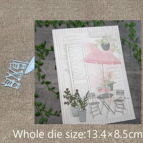 XLDesign Craft Metal stencil mold Cutting Dies Coffee table chair scrapbook die cuts Album Paper Card Craft Embossing