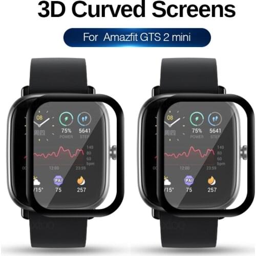 3D Soft Fibre Glass Protective Film Cover For Amazfit Watch GTS2 Mini For Xiaomi Full Screen Protector for Amazfit GTS 2 Mini