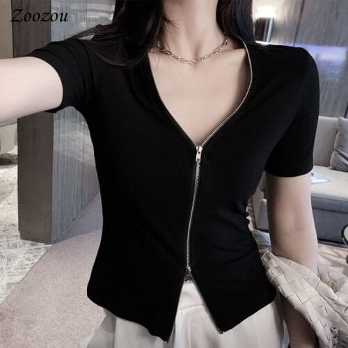 Zoom Zhou Womens Summer T-shirts