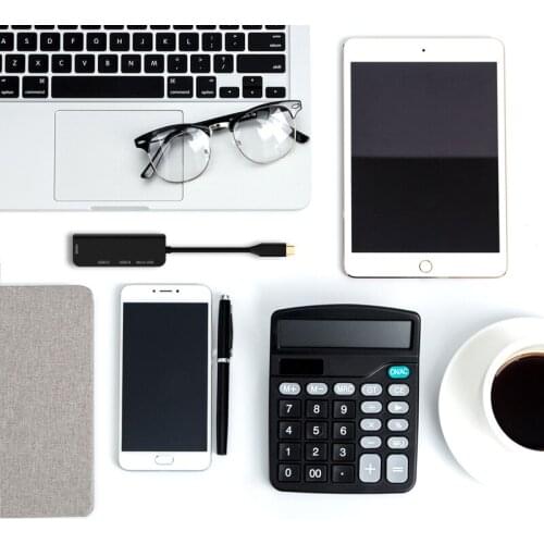 4 in 1 USB C Hub Type-C Multi-port Splitter Adapter With 1080P HDMI for MacBook Pro 2018 2017 2016 SD/Micro Card Reader