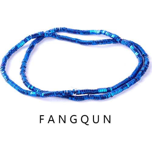 9colors 1*3mm Natural Stone Hematite Beads Bright hexagon shape beads for DIY Necklace Bracelet Jewelry Making Accessories