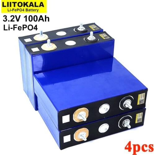 3.2V 100Ah Battery LiFePO4 Lithium phospha Large capacity DIY 12V 24V 48V 3C 300A Electric car RV Solar Energy storage system