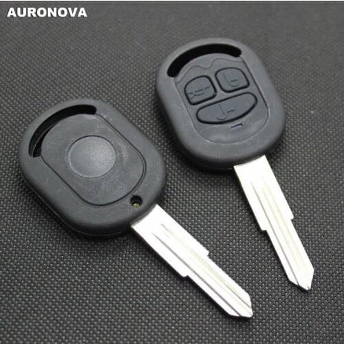 AURONOVA New Replace Folding Key Shell for Buick Excelle HRV 2005- 2007 2 Buttons 315Mhz Remote Car Key Case DIY