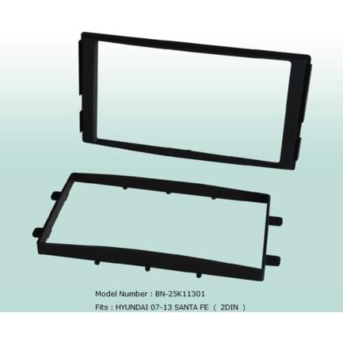 Car Fascias Stereo Audio Panel Navigation Frame Dash Kit For Hyundai Santa Fe 2006 2007 2008 2009 2010 2011 2012