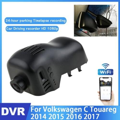 Full HD 1080P Driving Recorder Car Wifi DVR Camera For Volkswagen Touareg C 2014 ~2017 Novatek 96672 Car Dash Cam Video Recorder