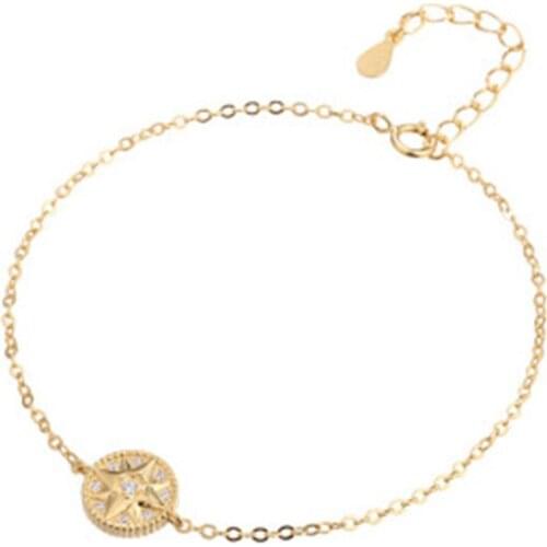 Beadsnice Charm Bracelet Bead Bangeled Simple Designer Adjustable Silver 925 Diy ID 41117