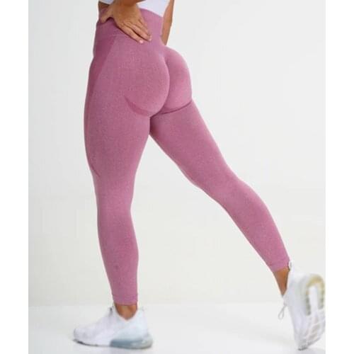 Leggings For Fitness Yoga Pants High Waist Seamless Fitness Leggings Women Push Up Sports Solid Ankle Length Sportwear Leggings