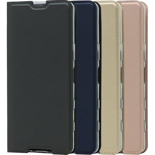 Slim Flip Case For Sony Xperia 1 5 10 II III Cover PU Leather Magnetic Phone Bag Case For Xperia 10 5 1 III II Funda
