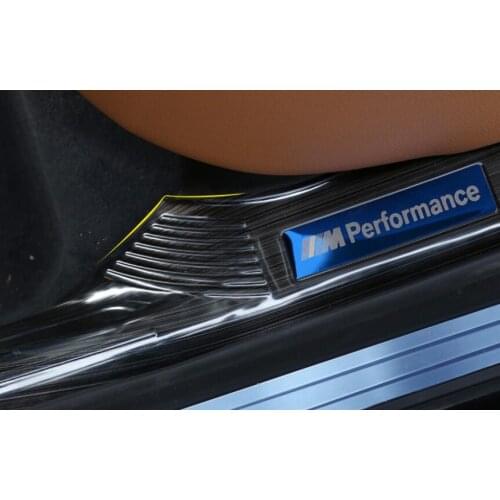 For BMW new 5 series threshold 528li530li540liG38 modified interior 5 series 2018-2020 door welcome pedal