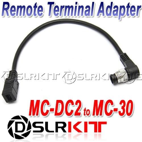 DSLRKIT Shutter Remote Terminal Convert Adapter Cord DC2F-MC30M