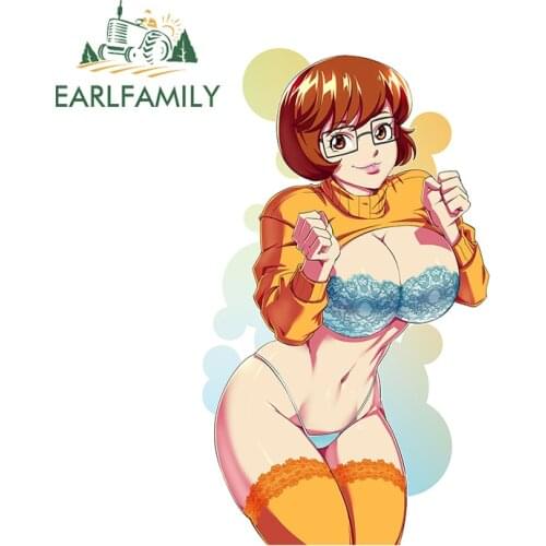 EARLFAMILY 13cm x 7.6cm for Overwatch Anime Girl Sexy Decals Cartoon VAN Refrigerator Vinyl Car Stickers Waterproof JTR Decor