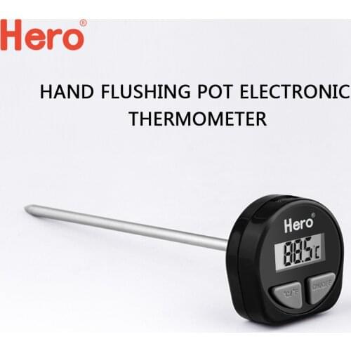 Electronic Thermometer Digital Electronic Thermometers Kitchen Food Oil Thermometer Household BBQ Thermometers Coffee Accessorie