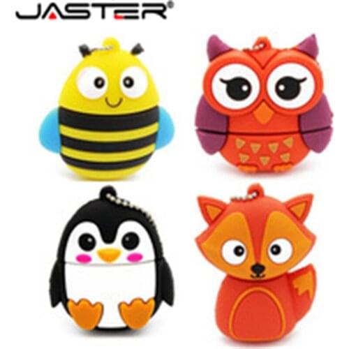 JASTER hot! Mini cute cartoon penguin owl pen usb flash drive GB / 4GB / 8GB / 16GB / 32GB 64GB 128GB stickcute USB flash drive