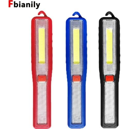 Multifunctional COB Work Light Outdoor Flashlight Car Plastic Pen Magnet Maintenance Light Inspection Light