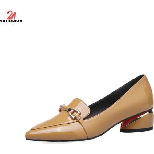 SKLFGXZY Ms. Dress Shoes Fashion Leisure Shoes Leather The Wedding Party Shoes Pumps Shoes Women Shoes