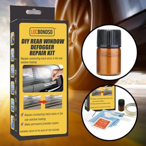 DIY Quick Repair Scratched Broken Defroster Heater Grid Lines Car Rear Window Defogger Repair Kit Auto Care Accessories