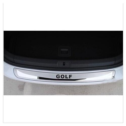 For Volkswagen Golf 7 MK7 2013 2014 2015 2016 2017 2018 2019 2020 High quality stainless steel Rear Bumper Sill FOOT PLATE