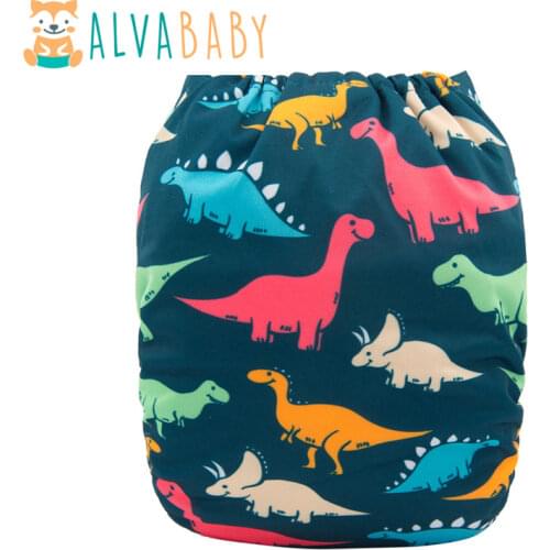 New Arrival! Ditital Positioned Printed Baby Pocket Diaper Waterproof Cloth Diaper with 1pc Microfiber Insert