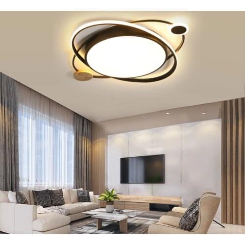 New Arrival Creative rings modern led ceiling lights for living room bed room led lamp ceiling lamp fixtures